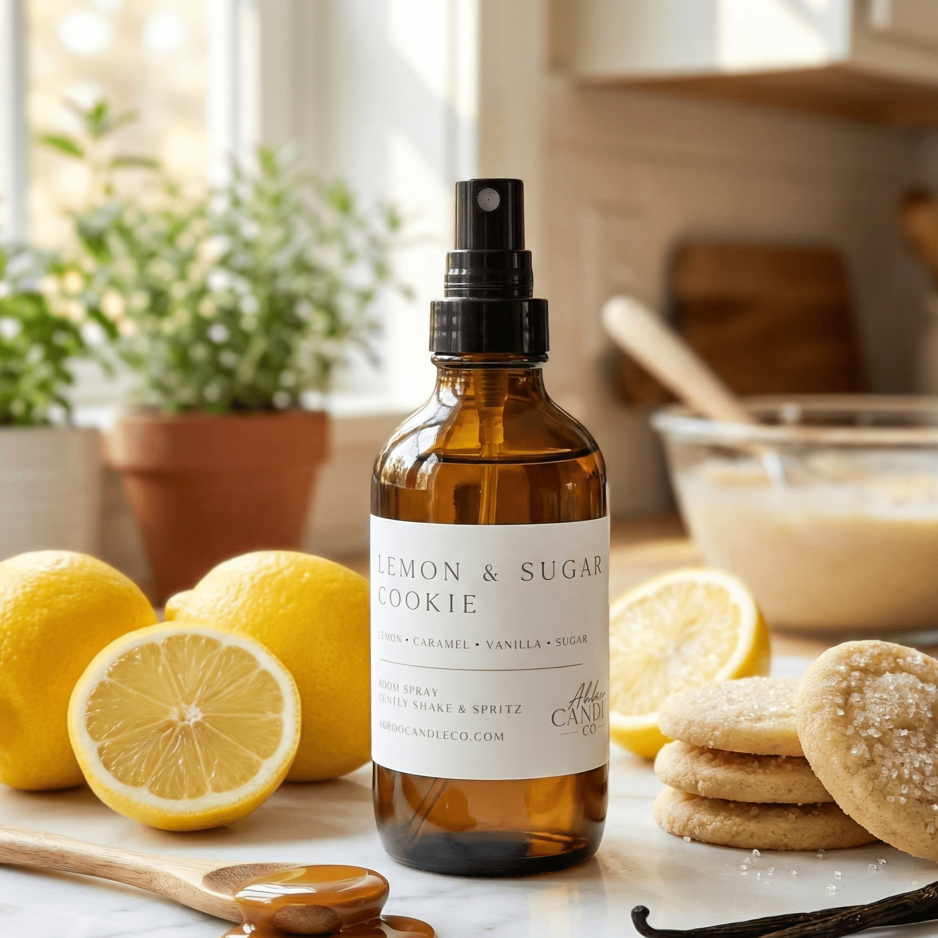 【新品】THE ROOM FRAGRANCE +351 Lemon Sugar Cookie Room Spray | Home Fragrance | Abboo Candle Co.