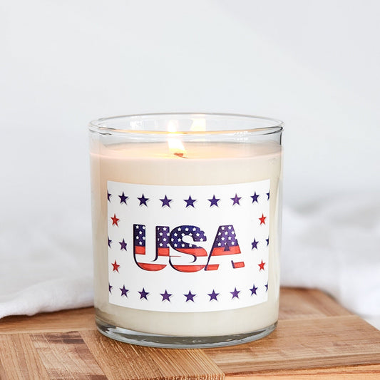 Patriotic USA Soy Candle - Abboo Candle Co