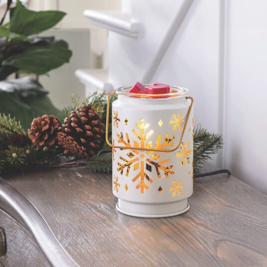 Snowflakes Illumination Wax Melt Warmer - Abboo Candle Co