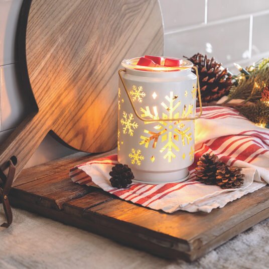 Snowflakes Illumination Wax Melt Warmer - Abboo Candle Co