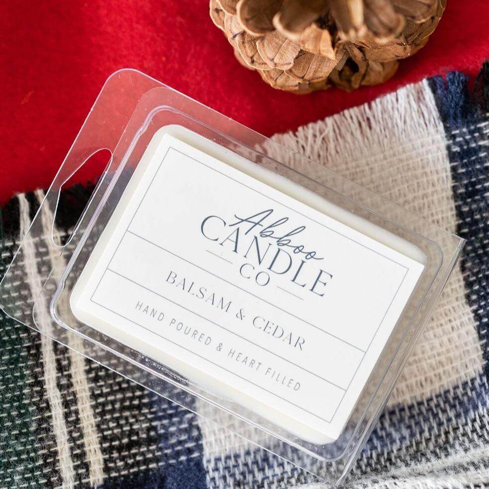Balsam and Cedar Soy Wax Melts - Abboo Candle Co