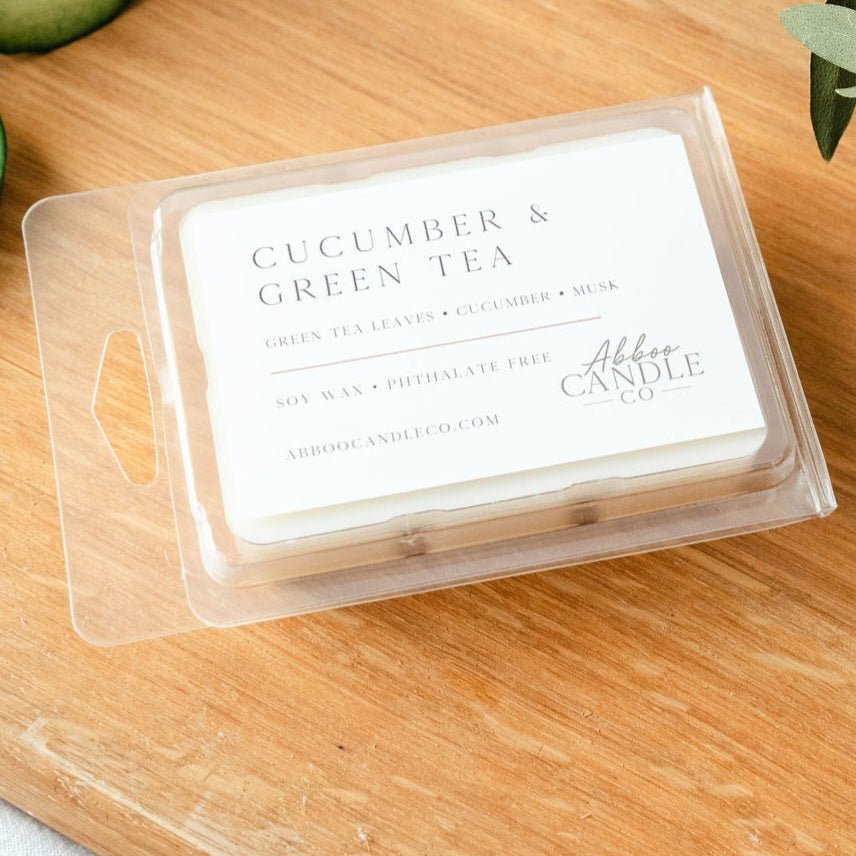Cucumber and Green Tea Soy Wax Melts - Abboo Candle Co