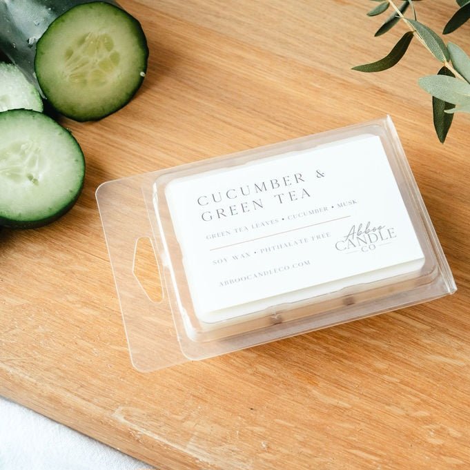 Cucumber and Green Tea Soy Wax Melts - Abboo Candle Co