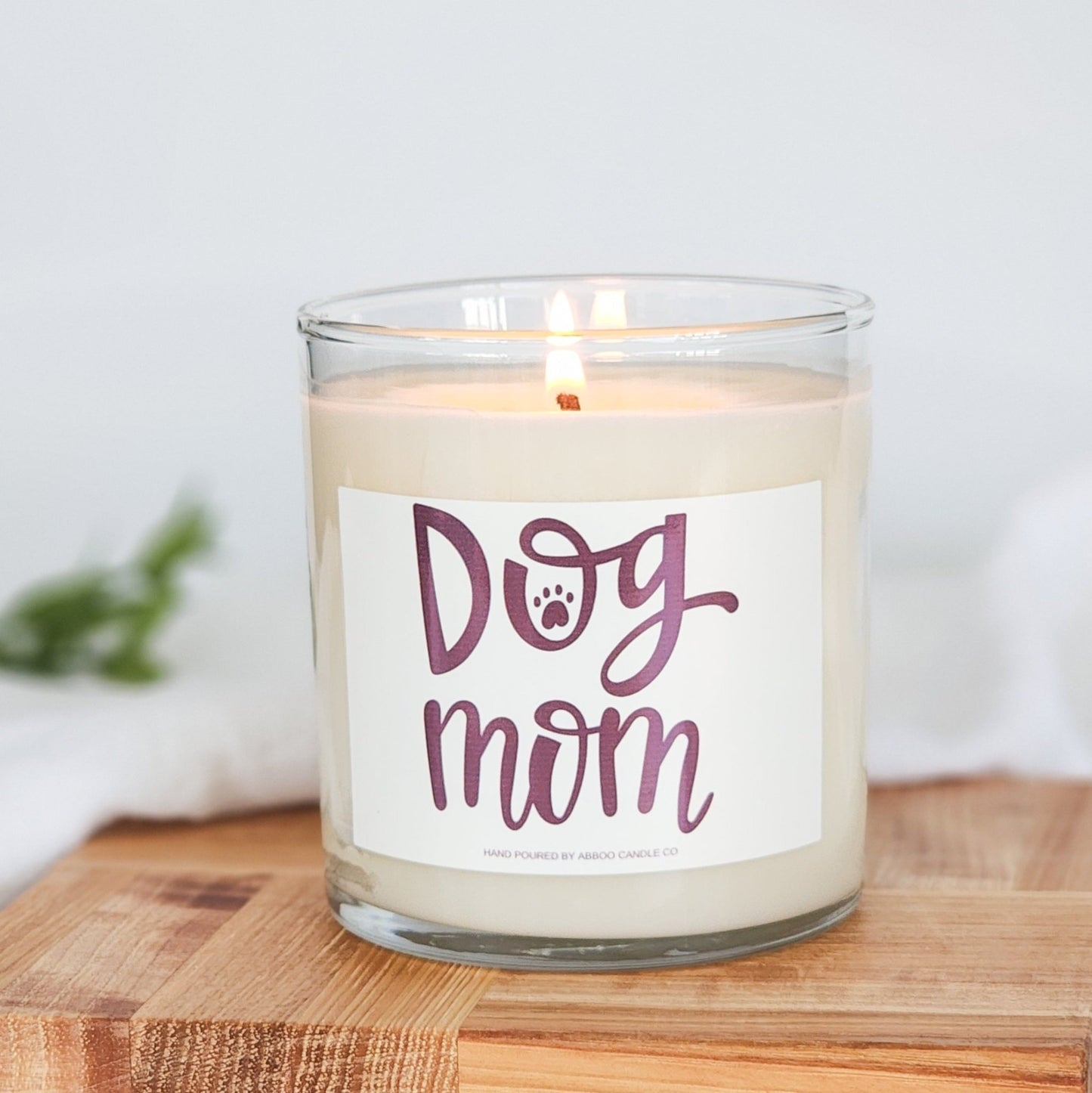 Dog Mom Soy Tumbler Candle - Abboo Candle Co