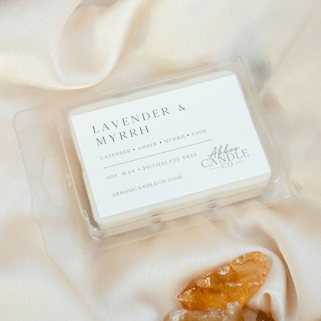 Lavender and Myrrh Soy Wax Melts - Abboo Candle Co