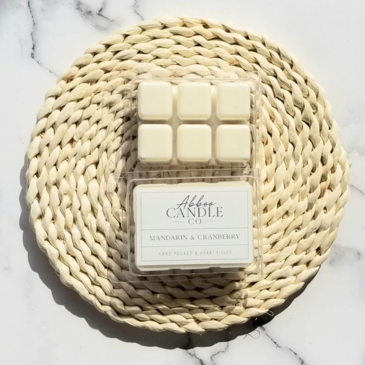 Mandarin and Cranberry Soy Wax Melts - Abboo Candle Co