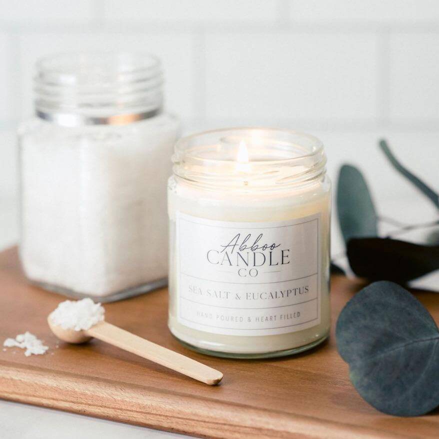 Sea Salt and Eucalyptus Soy Candle