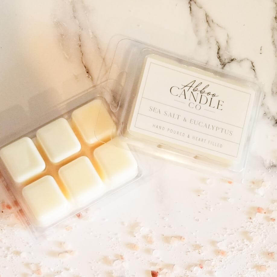 Sea Salt and Eucalyptus Soy Wax Melts - Abboo Candle Co