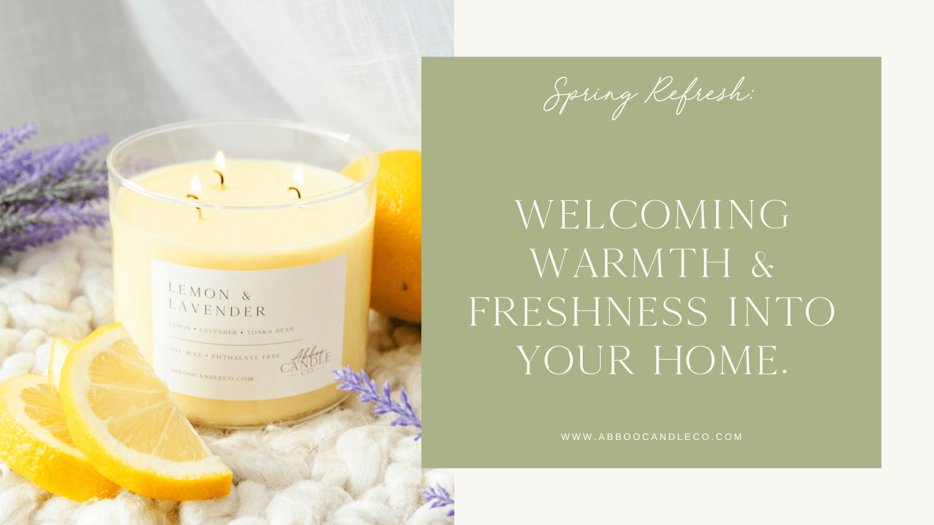 Spring Refresh: Welcoming Warmth and Freshness into Your Home - Abboo Candle Co