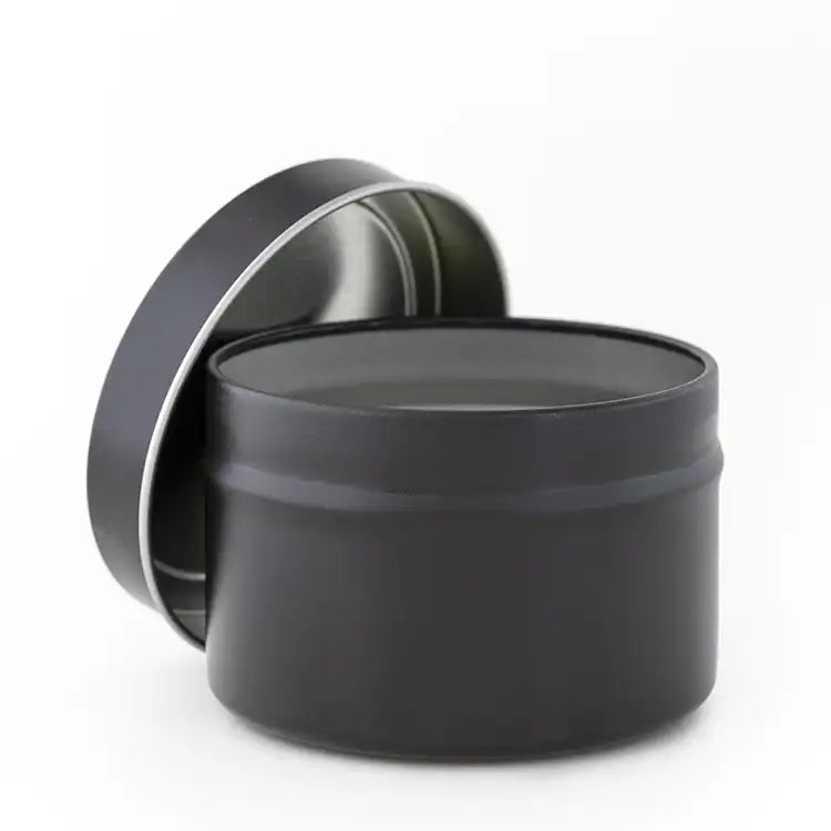 4 oz Black Tin Candle