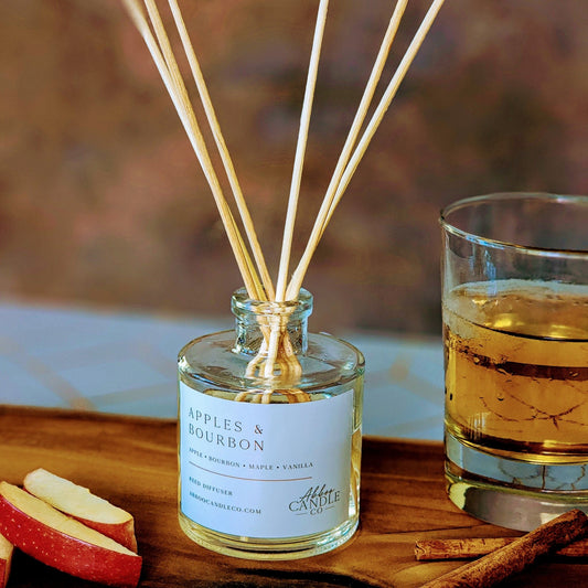 Apples and Bourbon Reed Diffuser - Abboo Candle Co