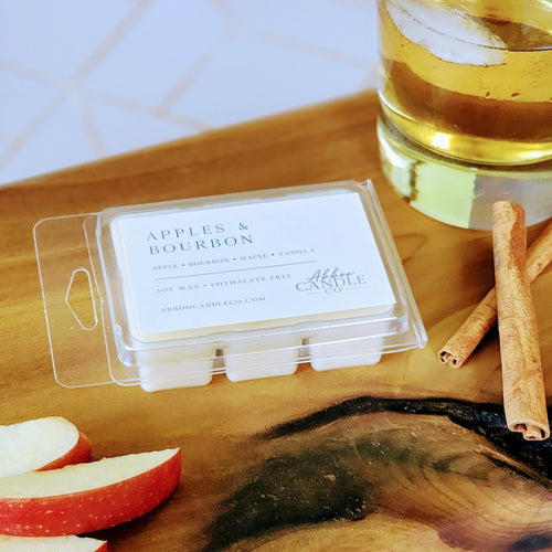 Apples and Bourbon Soy Wax Melts - Abboo Candle Co