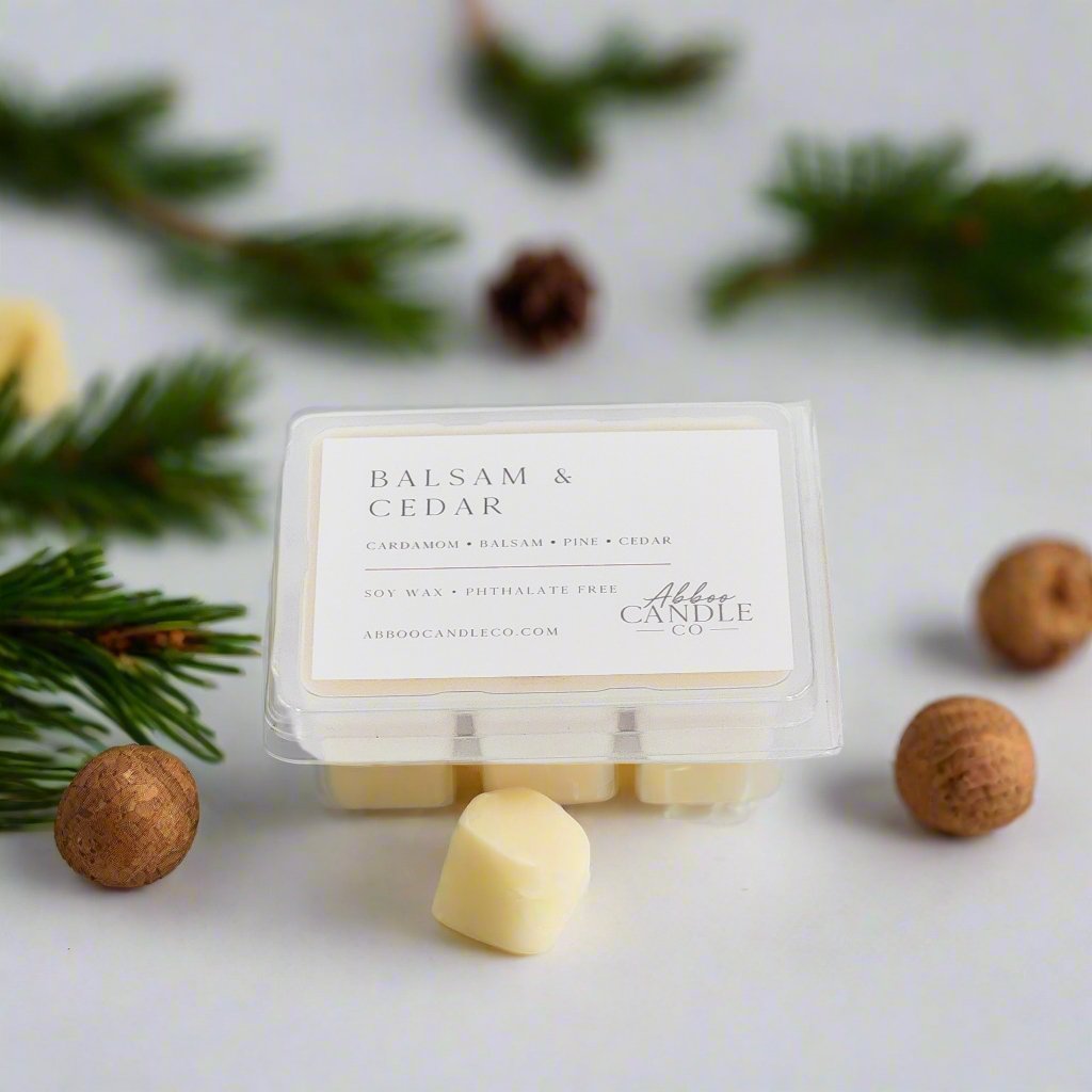 Balsam and Cedar Soy Wax Melts - Abboo Candle Co