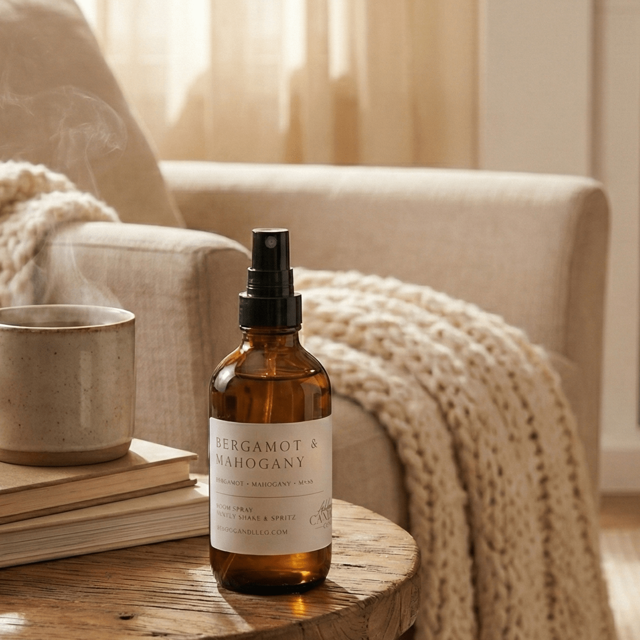 Bergamot and Mahogany Room Spray - Abboo Candle Co