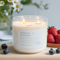 Berries and Blooms 3 - Wick Candle - Abboo Candle Co