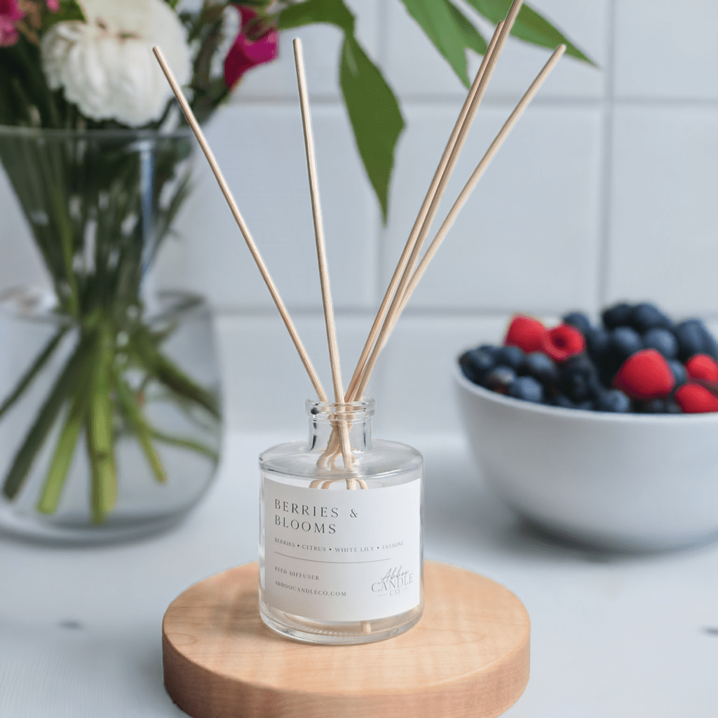 Berries and Blooms Reed Diffuser - Abboo Candle Co