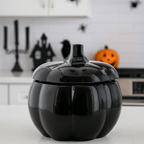 Black Glass Pumpkin Candle - Limited Edition - Abboo Candle Co