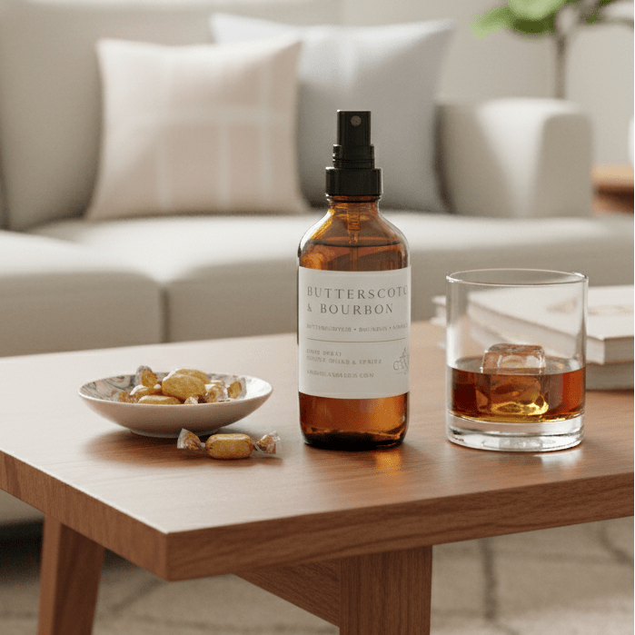 Butterscotch and Bourbon Room Spray - Abboo Candle Co