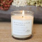 Butterscotch and Bourbon Soy Tumbler Candle - Abboo Candle Co