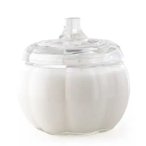 Clear Glass Pumpkin Candle - Limited Edition - Abboo Candle Co