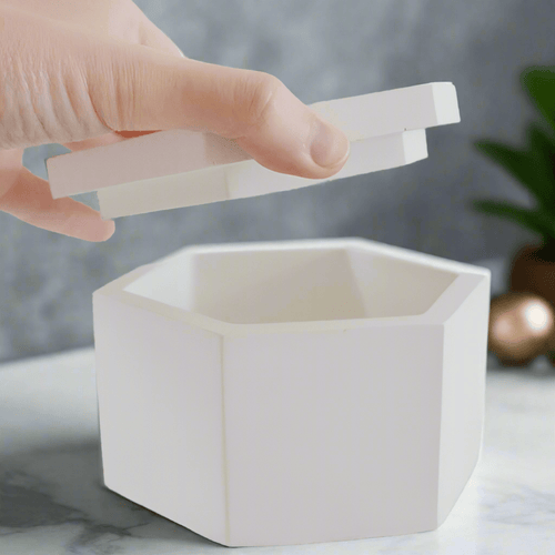 Concrete Keepsake Box - Limited Edition - Abboo Candle Co