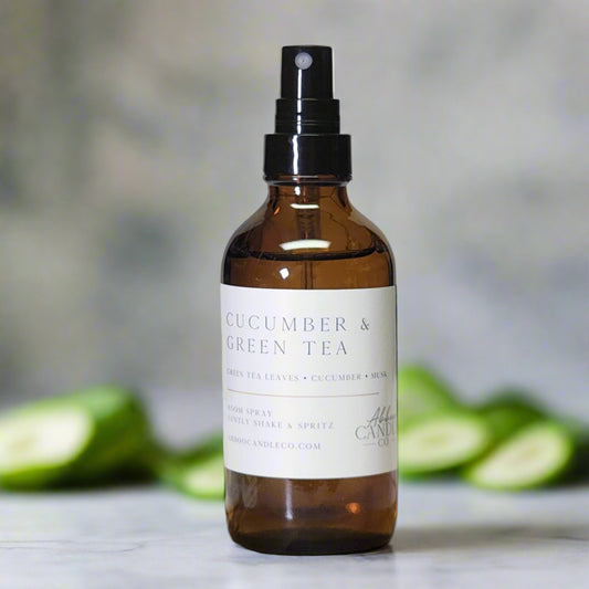 Cucumber Green and Tea Room Spray - Abboo Candle Co