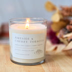 Fireside and Cherry Tobacco Soy Candle - Abboo Candle Co