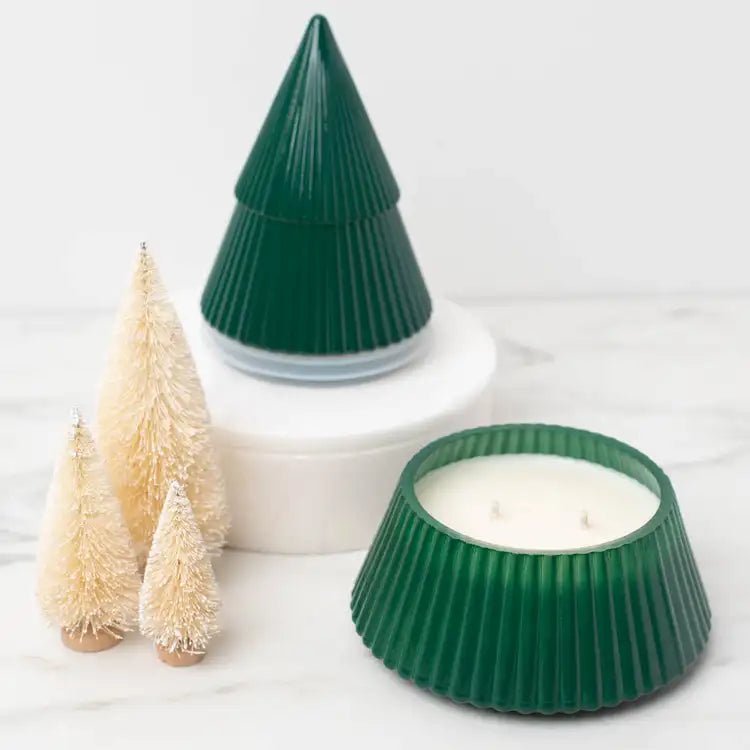 Green Christmas Tree Candle - Limited Edition - Abboo Candle Co