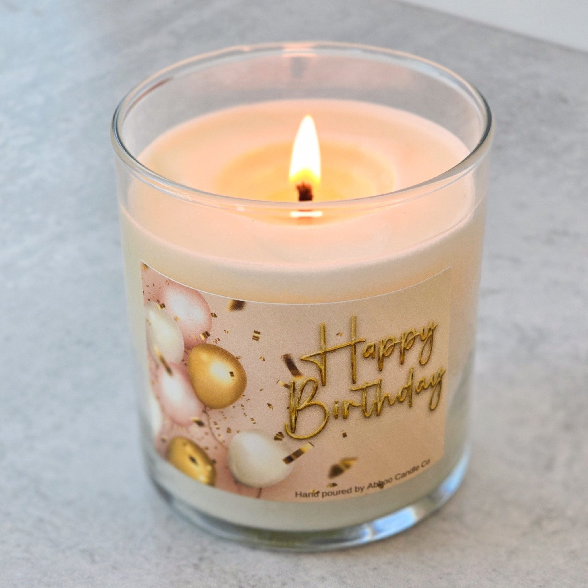 Happy Birthday Soy Candle - Abboo Candle Co