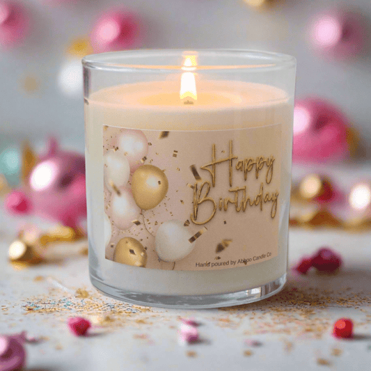 Happy Birthday Soy Candle - Abboo Candle Co