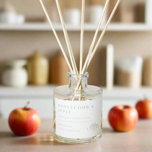 Honeycomb and Apple Reed Diffuser - Abboo Candle Co