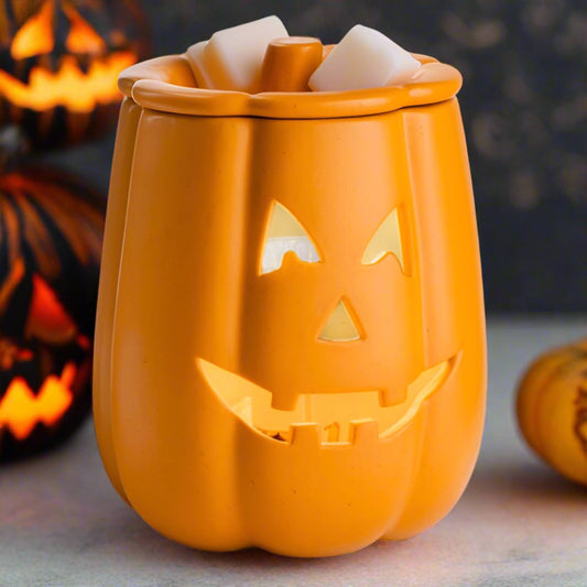 Jack O'Lantern Wax Melt Warmer - Abboo Candle Co