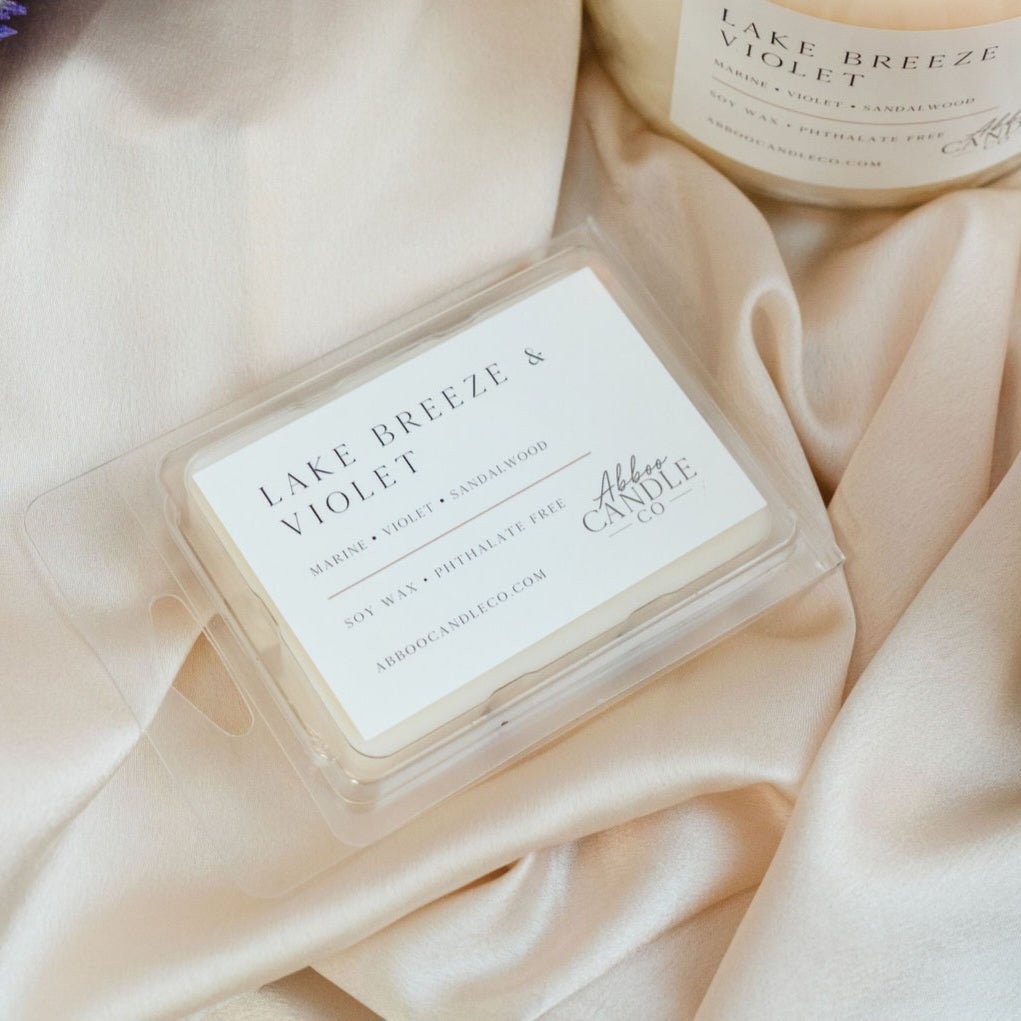 Lake Breeze and Violet Soy Wax Melts - Abboo Candle Co
