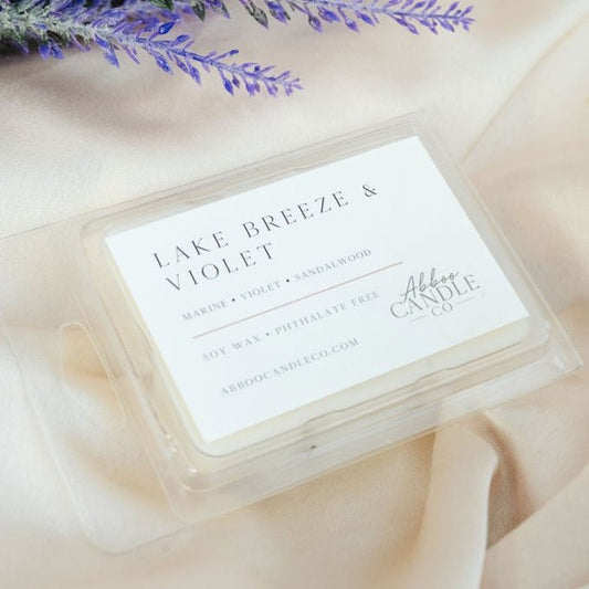 Lake Breeze and Violet Soy Wax Melts - Abboo Candle Co