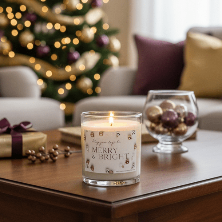Merry and Bright Candle - Abboo Candle Co