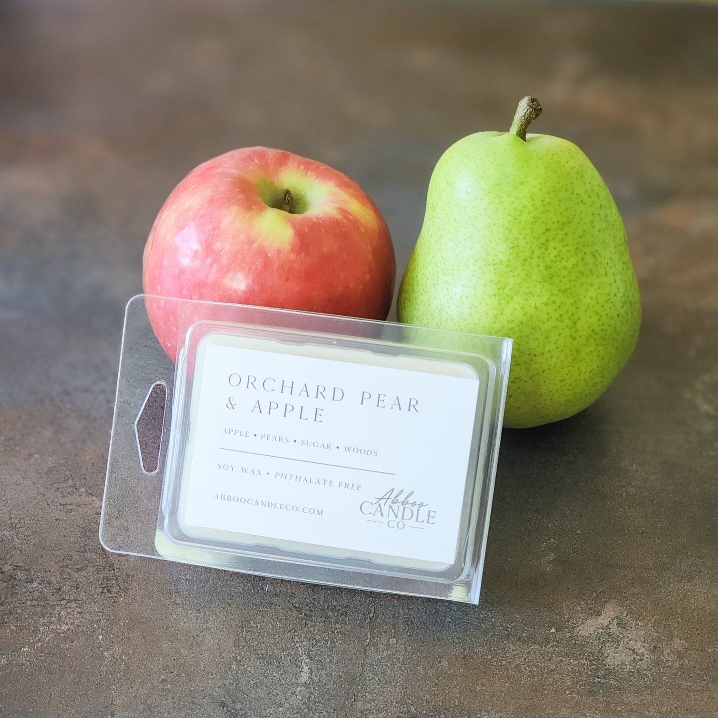 Orchard Pear and Apple Soy Wax Melts - Abboo Candle Co