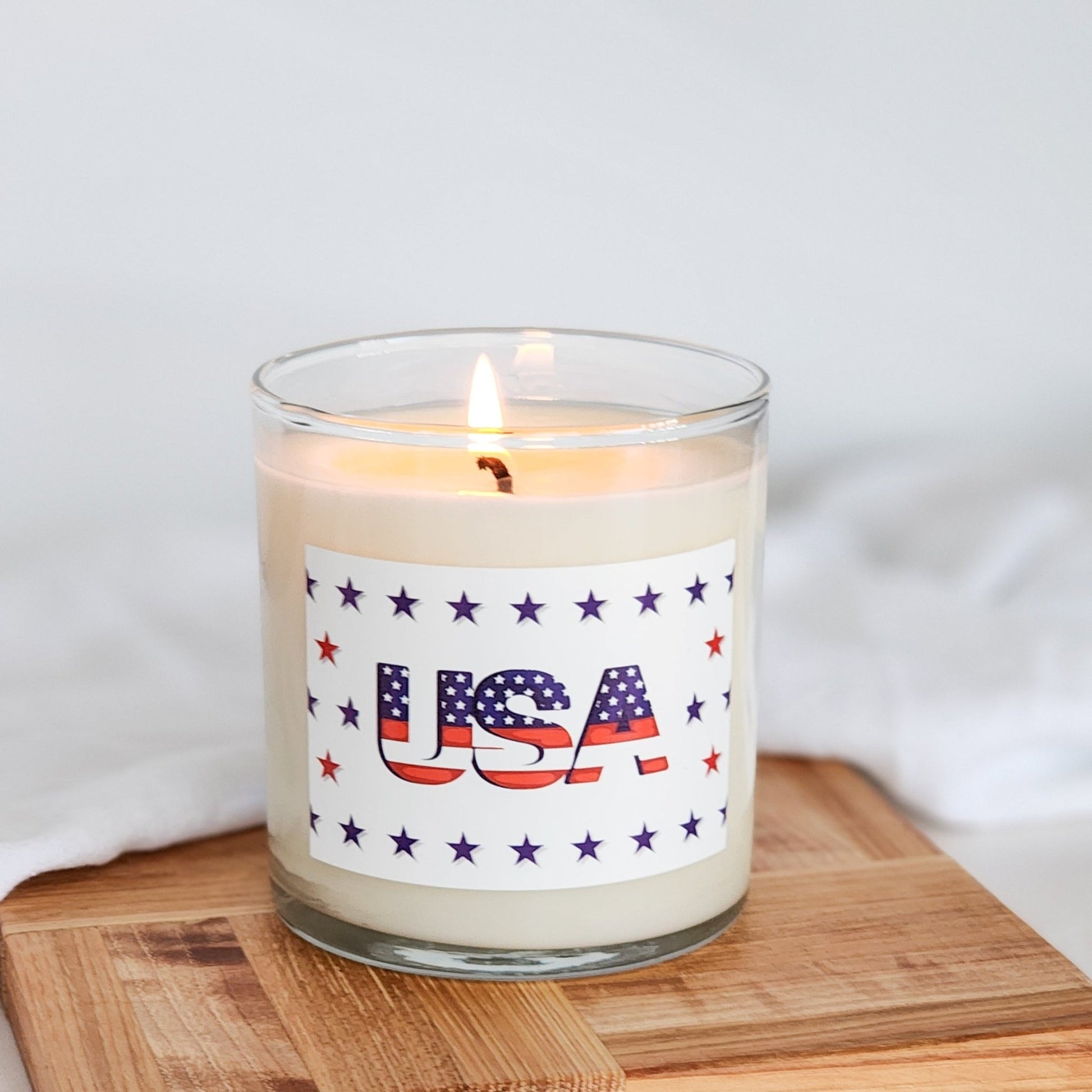 Patriotic USA Soy Candle - Abboo Candle Co