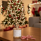 Peppermint and Vanilla Reed Diffuser - Abboo Candle Co