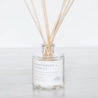 Peppermint and Vanilla Reed Diffuser - Abboo Candle Co