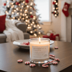 Peppermint and Vanilla Soy Tumbler Candle - Abboo Candle Co