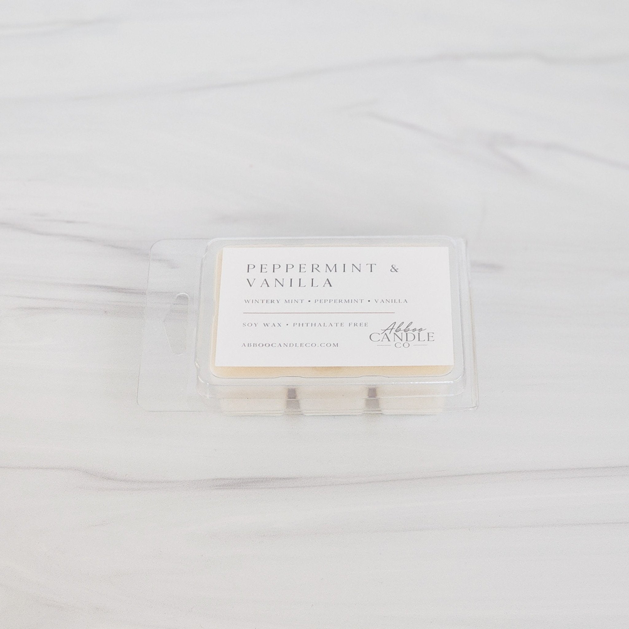 Peppermint and Vanilla Soy Wax Melts - Abboo Candle Co