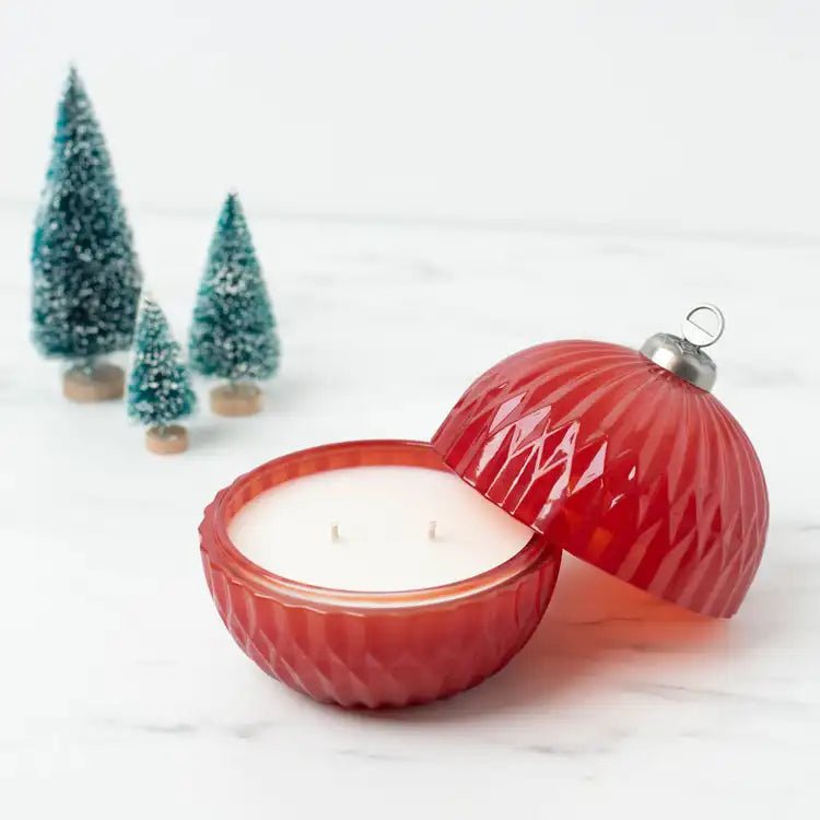 Red Ornament Candle - Limited Edition - Abboo Candle Co
