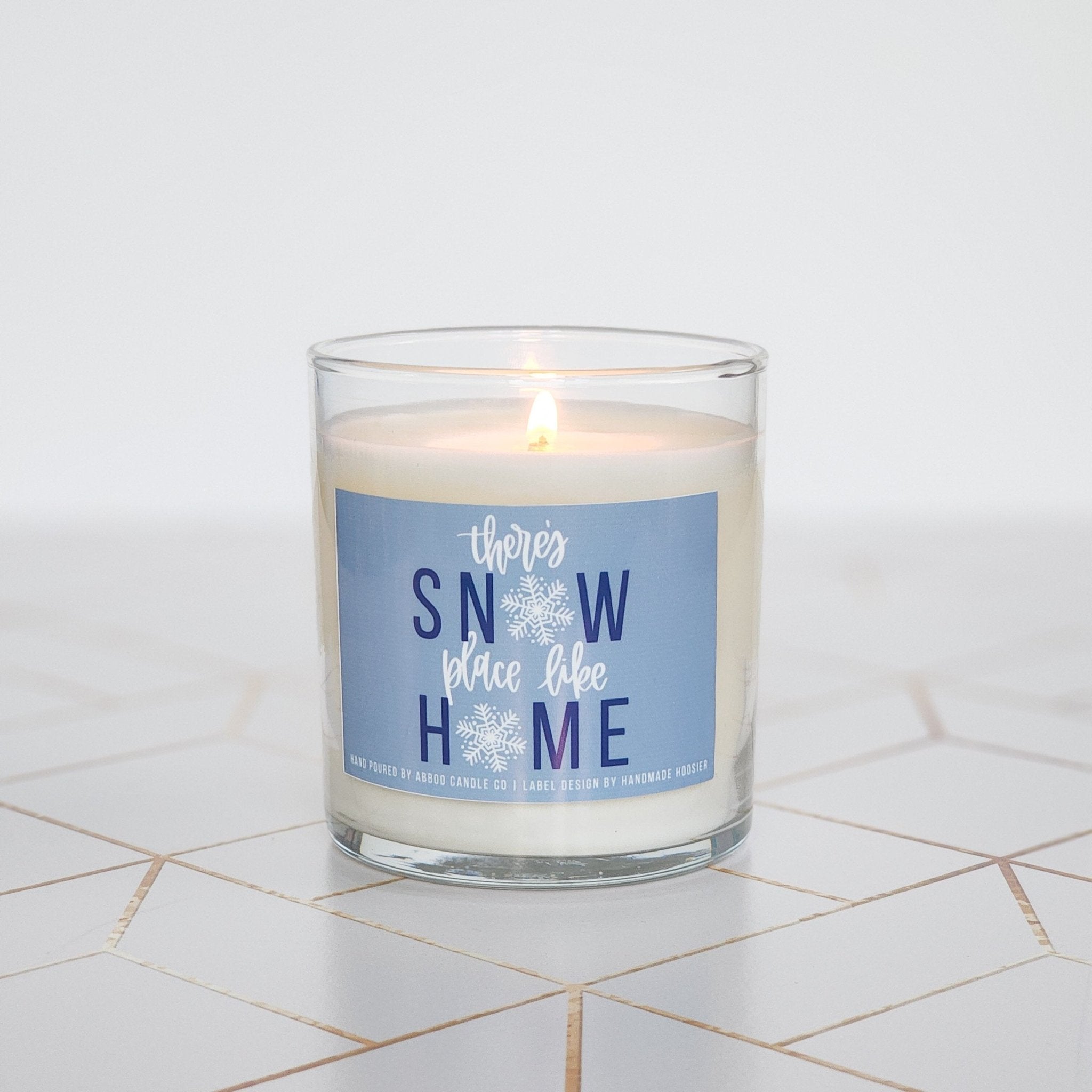 Snow Place Like Home Soy Tumbler Candle - Abboo Candle Co