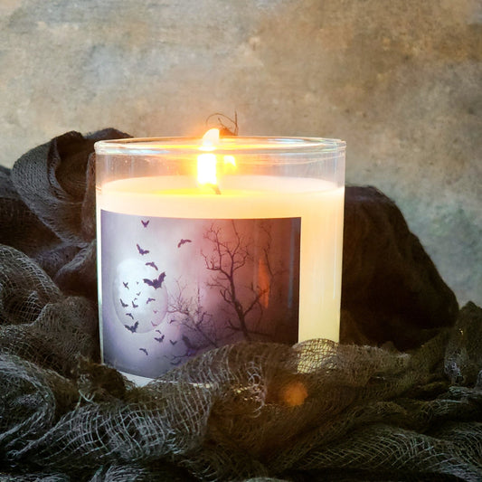 Spooky Bats Halloween Soy Candle - Abboo Candle Co