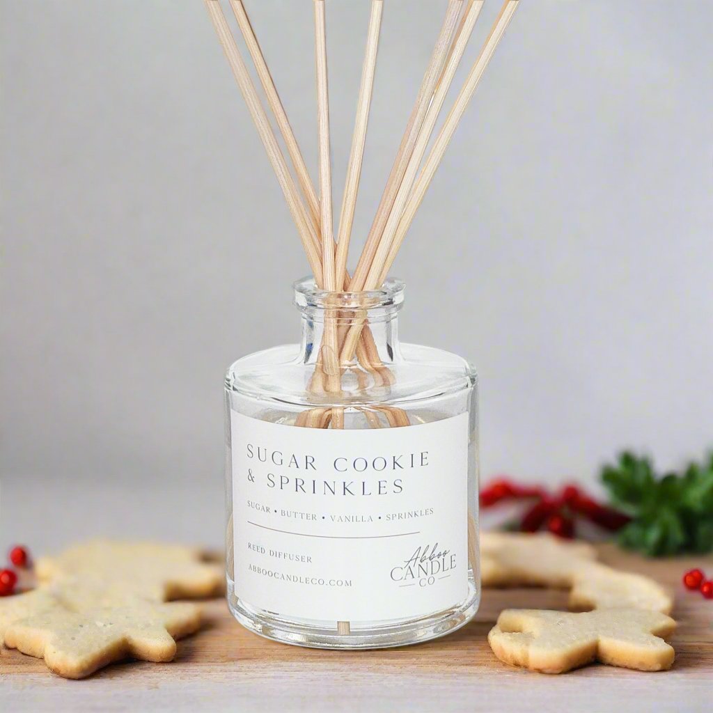 Sugar Cookie and Sprinkles Reed Diffuser - Abboo Candle Co