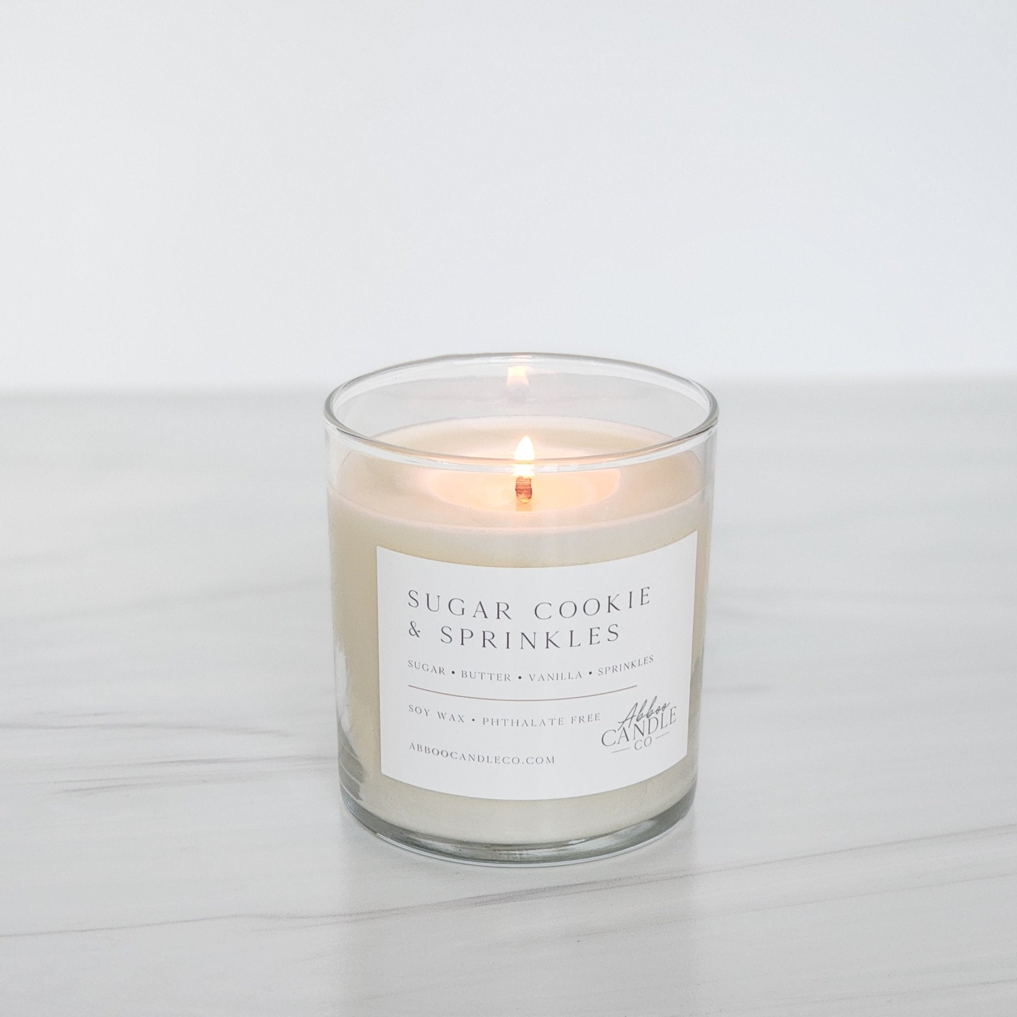 Sugar Cookie and Sprinkles Soy Tumbler Candle - Abboo Candle Co