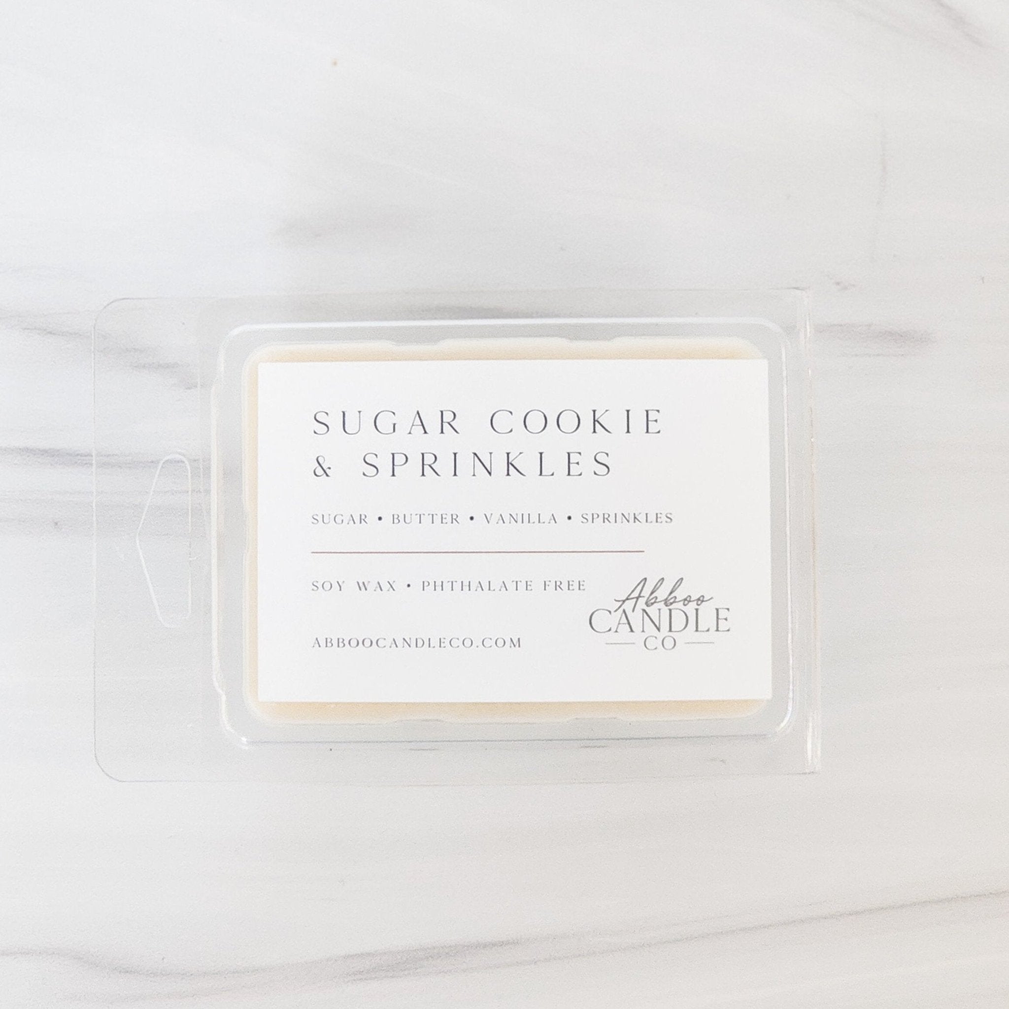 Sugar Cookie and Sprinkles Soy Wax Melts - Abboo Candle Co