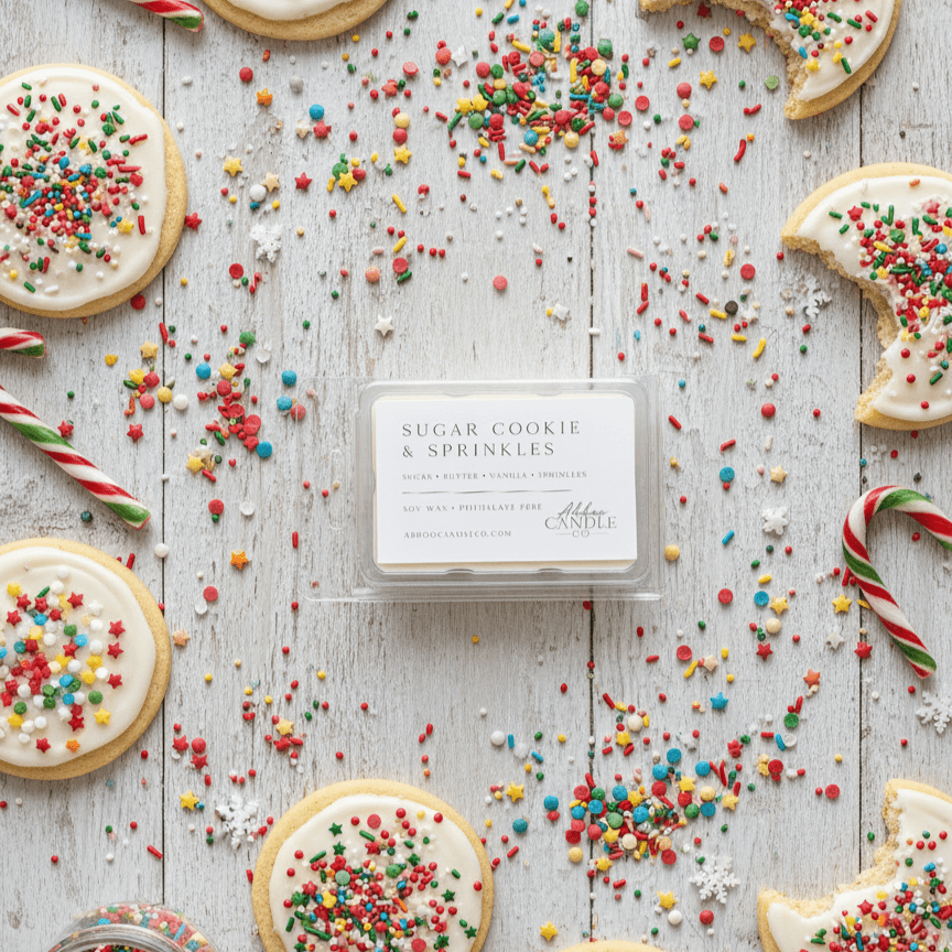 Sugar Cookie and Sprinkles Soy Wax Melts - Abboo Candle Co
