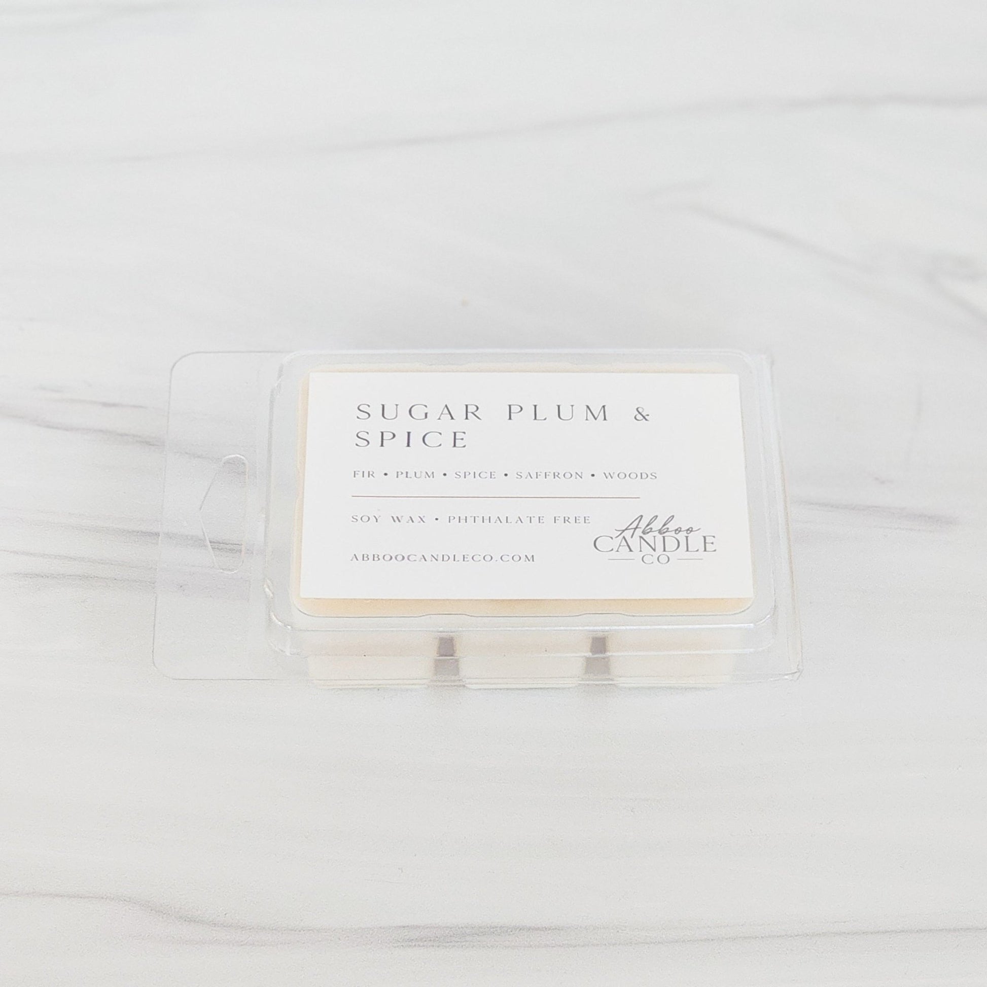 Sugar Plum and Spice Soy Wax Melts - Abboo Candle Co