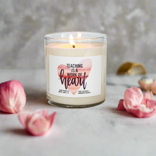 Teacher Appreciation Soy Candle - Abboo Candle Co